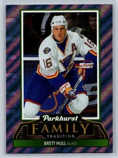 2021-22 Parkhurst Brett Hull Family Tradition #FT-1 St.Louis Blues Legends HOF