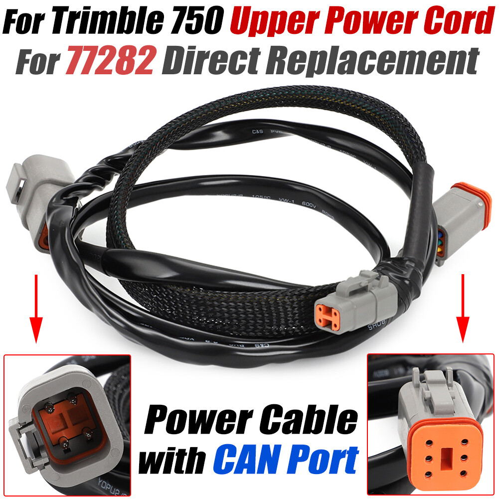 For Trimble 750 CFX-750/FM-750 GPS Power Cord Cable Repalcement w