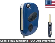1x New Quality Replacement Flip Key Fob Remote For Select Maserati Vehicles