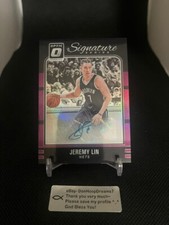 2016-17 Panini Donruss Optic Signature Series Purple Border Auto JEREMY LIN #27