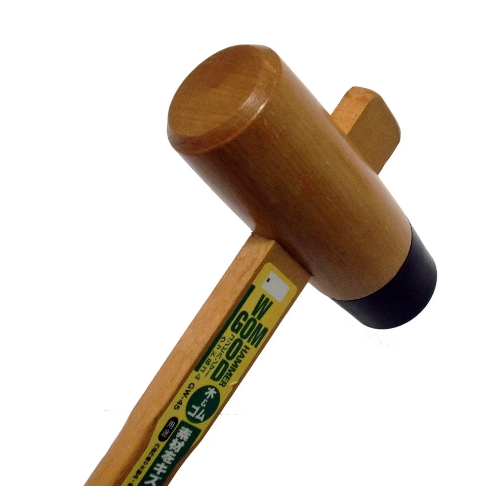 Herramienta Kiduchi mazo martillo madera y goma carpintero Sun Up japonés 45 mm GW-45 Foto 2 de 4