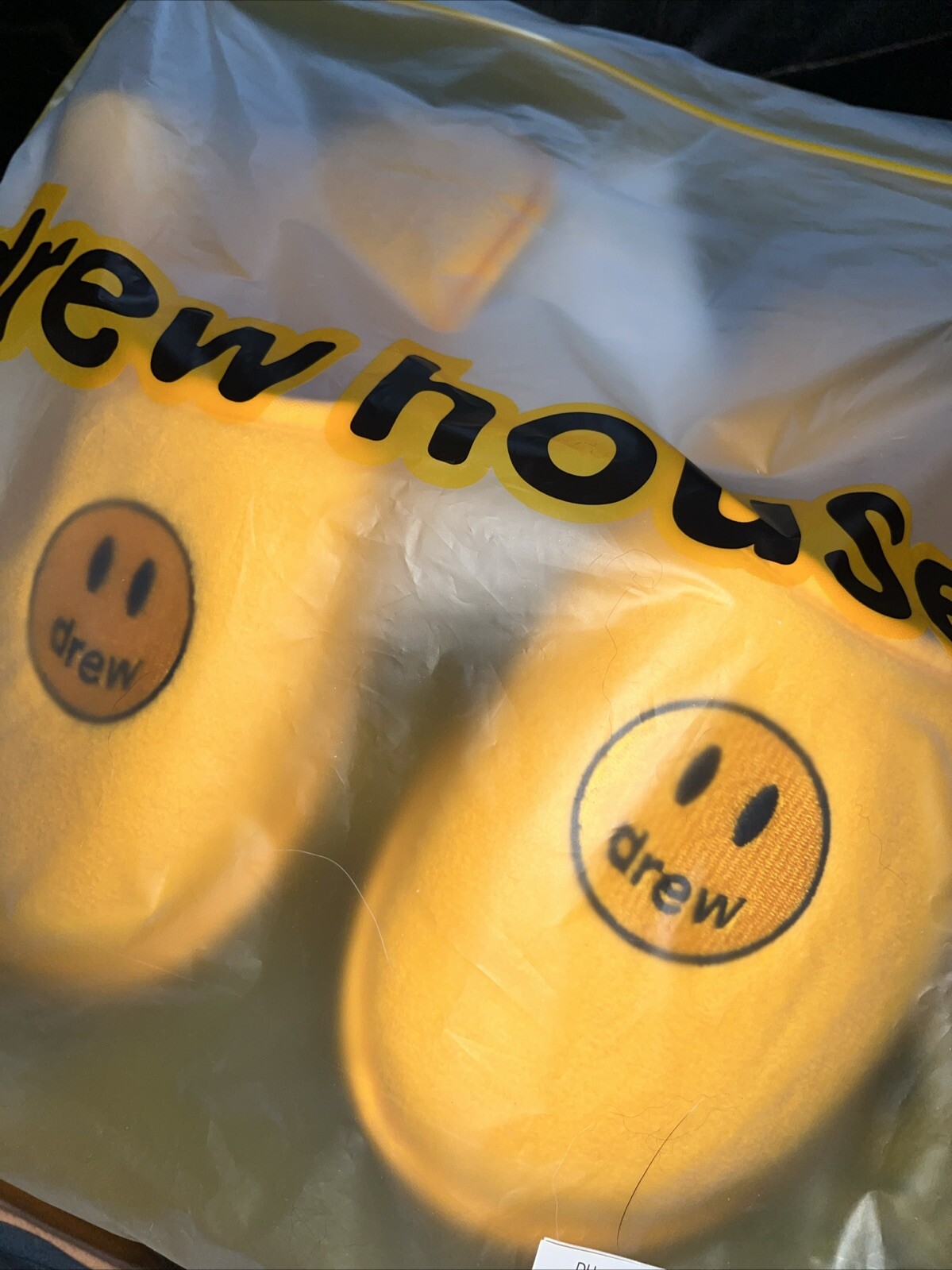 PANTOFOLA D’ORO Drew Ho Pantofole Mascotte "Giallo Dorato" Taglia S M NUOVE