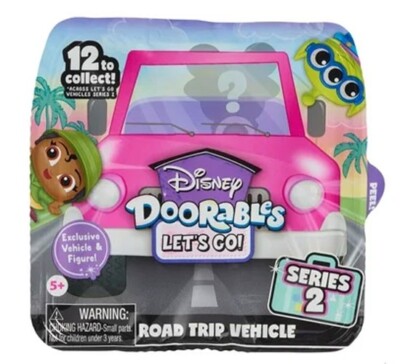 Just Play Disney Doorables Lets Go Road Trip Vehicle Series 2 STITCH Sealed