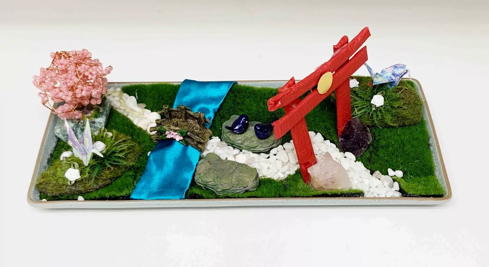 Regalo Originale: Giardino Zen Giapponese Completo con Pietre e Torii