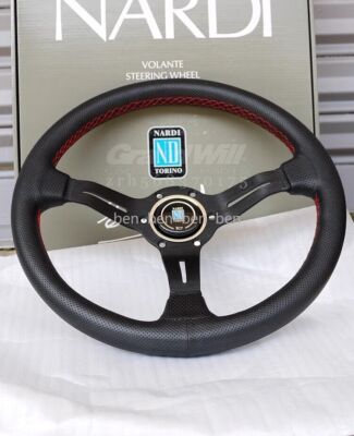 330mm 13' NARDI Perforated Leather Mid-deep 50mm 2' Racing