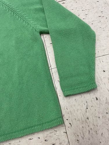 Vintage J.Crew Rollneck Sweater Cotton Pullover Oarsman Light Green M - Picture 4 of 6