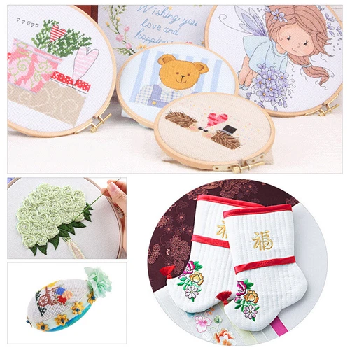 Lote de 100 madejas de coser hilos de algodón de punto de cruz multicolores - Imagen 8 de 9