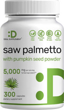 Saw Palmetto Supplement - Potent 3X Formula with  Pumpkin Seed