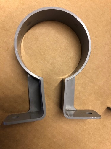 2x Clip de zócalo gris Osma BS4576 68 mm - Imagen 4 de 6