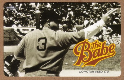 Baby Ruth Baseball 'Baby' 1991 Universal Stadt Studios Mint Handy Karte