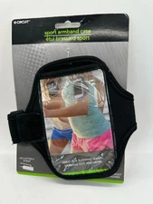 e-Circuit Universal Sports Running Armband Cell Phone Case Holster Black