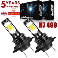 FOR SKODA OCTAVIA 2004-2019 - 2x BRIGHT XENON WHITE HEADLIGHT LAMP LIGHT BULBS