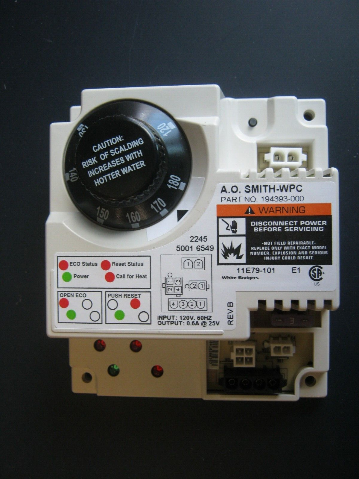 NEW AO Smith 194393-000 water heater temperature control thermostat  11E79-101 | eBay