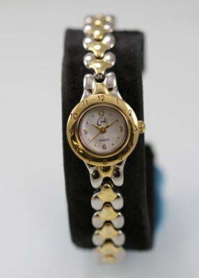 Cache Women Watch Stainless Steel Gold Silver Water Resist Battery ...