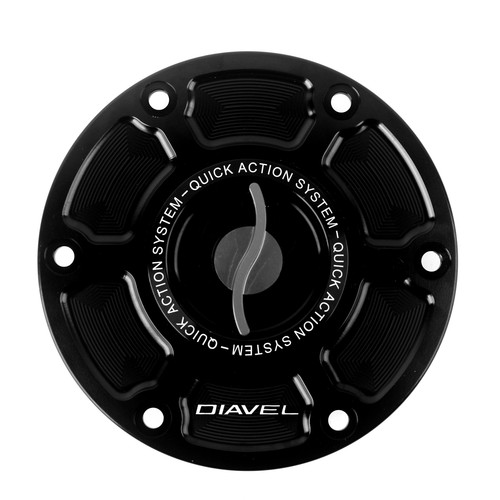 Motorcycle CNC Fuel Keyless Fuel tank Gas Cap Cover for DUCATI DIAVEL 1260 19-20 - Picture 6 of 9
