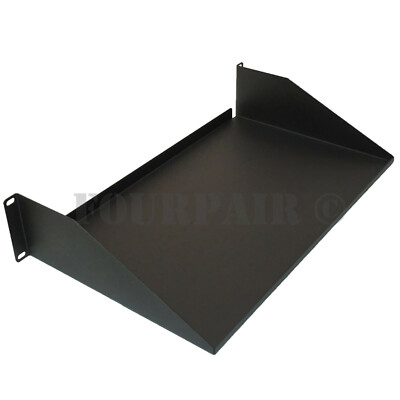 Cantilever Network Data Rack Mount Steel Server Monitor Shelf - 19'' 2U 10'' Deep