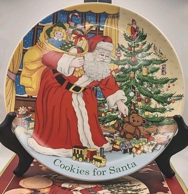 Spode Christmas Tree COOKIES FOR SANTA 9