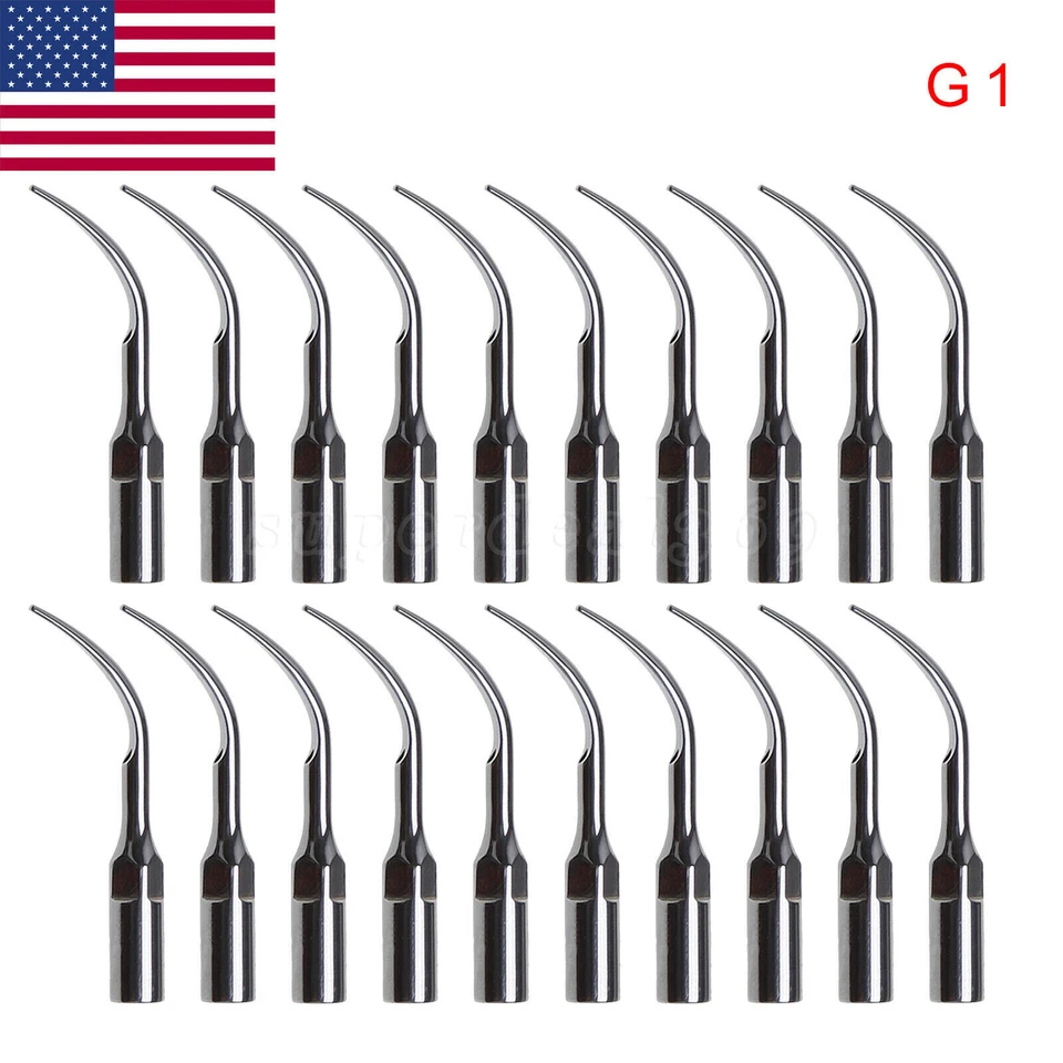 Dental Ultrasonic Piezo Scaler Perio Tips G1 Fit EMS Woodpecker Handpiece Or - Image 2 of 2