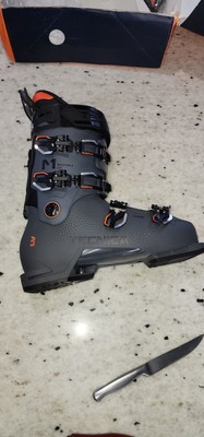 TECNICA Men's Mach1 LV 110 Race Gray All-Mountain Ski Boots (10192DG1900)