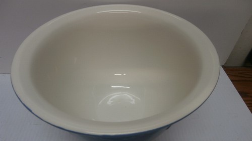 Princess House Pavillion 3pc Nesting Mixing Bowl Set Green Blue Red Pottery LNC - Picture 7 of 11