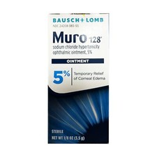 Muro 128 Bausch and Lomb 5 Ointment, 0.12 Ounce