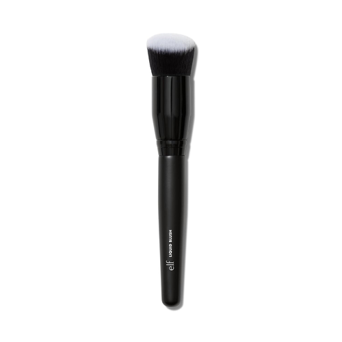 Angled Liquid Blush Brush for Applying and Blending Colors on Cheeks