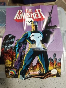 LOT💀NES The Punisher CIB POSTER RegistrationCard+PS2 Garth Ennis Comics ++ 👀