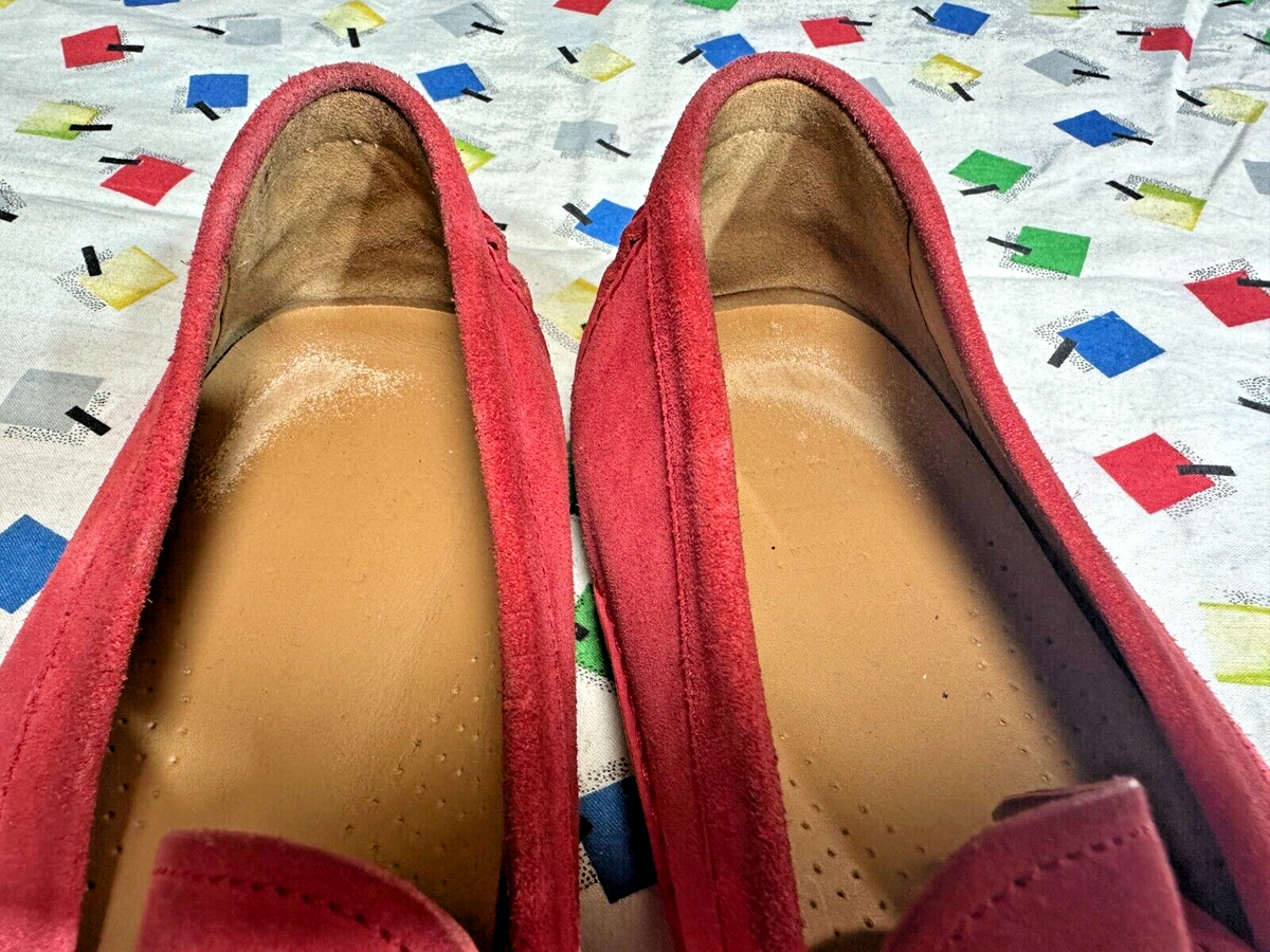Bally Men’s Red Suede Driving Loafers Size 9 D Wabler 22B Made in Switzerland Bally WABLER Red Suede Mens Driver Shoes - Sz. 13 D | eBay main image 4