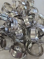 Ideal Tridon Size 024 Stainless Steel 027-51mm Hose Clamp 1/2" Band - 12 PCS