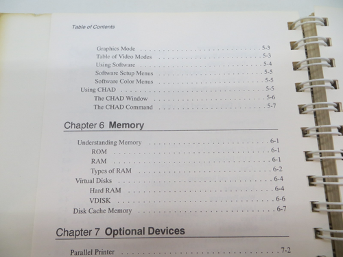 Toshiba T1200XE Portable Personal Computer Reference Manual 1990 computer book - Afbeelding 10 van 18