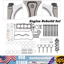 G4KJ 2.4L Engine Rebuild Repair Kit w/ Crankshaft Rods Piston For HYUNDAI KIA