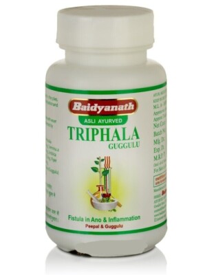 Baidyanath Triphala Guggulu 80 Tablets Herbal Ayurvedic Triphla Guggulu