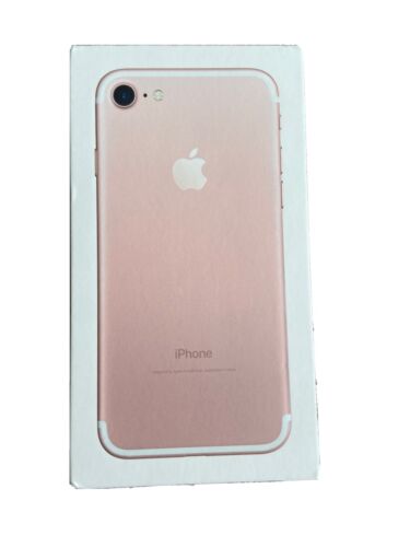 Apple iPhone 7 32gb (rose gold) EMPTY BOX ONLY - NO PHONE | eBay