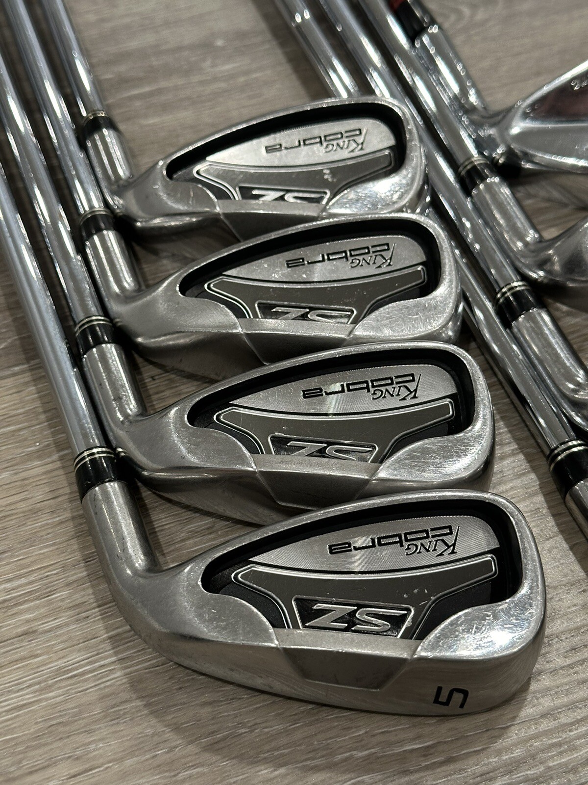 MEN RH SWING COBRA SZ IRON SET (5P+S) & BEN HOGAN 50 DEGREE WEDGE eBay