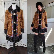 70s Trail Tracer Faux Fur Coat