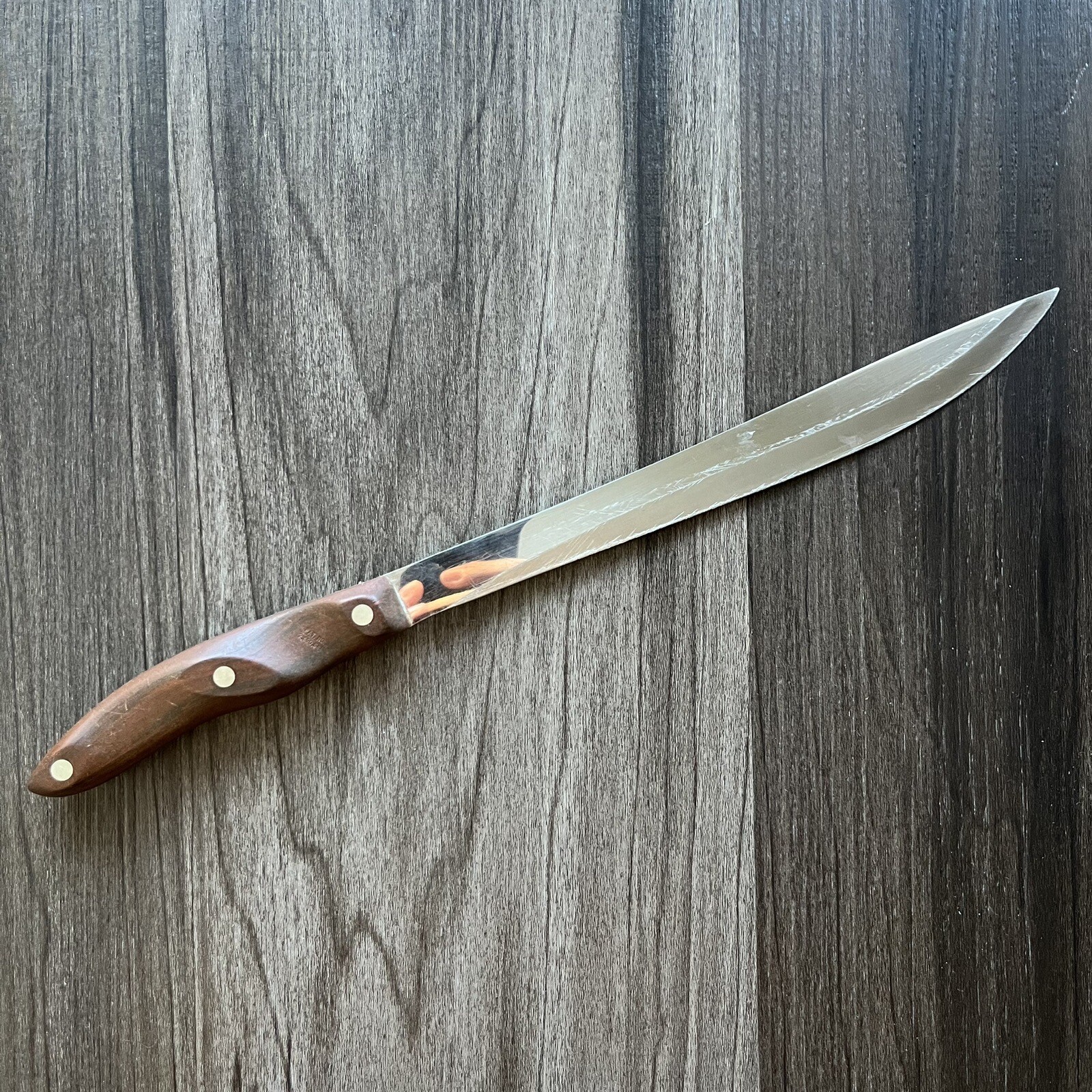 Vintage Cutco Carving Knife 23 Pat No 2147079 Used Brown Handle eBay