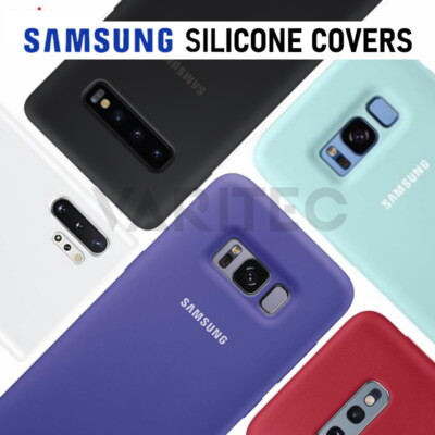 Original Samsung Silikon Case Schutzhüllen für Galaxy S8 S8+ S10 S10+ S10e Note 10 5G