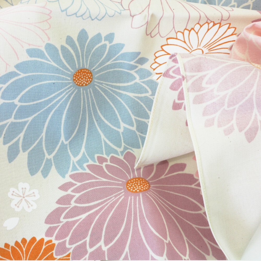 Vorhänge Mit Rosa Kirschen – 106,7 X 160 Cm (2 Stück), Polyester, Japanisches Blumenmuster