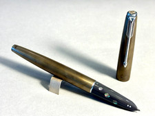 Parker — 61 Flighter Argentina Aerometric Mother-of-Pearl Inlays &Titanium patina — fountain pen for sale on Nibfolio — photo 5