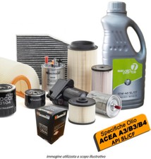 Kit Tagliando Filtri Tecnocar e 5L Olio Fiat Scudo Furgonato 2.0 JTD 16V 99-