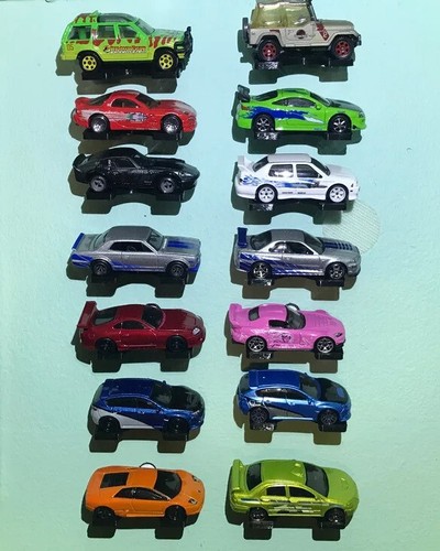 Wandhalter Displayhalterung für einzelne heiße Räder 1:64 Auto *3er-Pack* - Bild 2 von 10