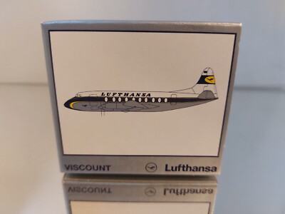 Schabak Viscount Lufthansa Flugzeug in Box