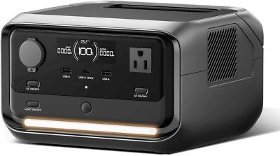 RIVER 3 Plus Portable Power Station - 286Wh, 1200W AC, Fast Charging, Quiet