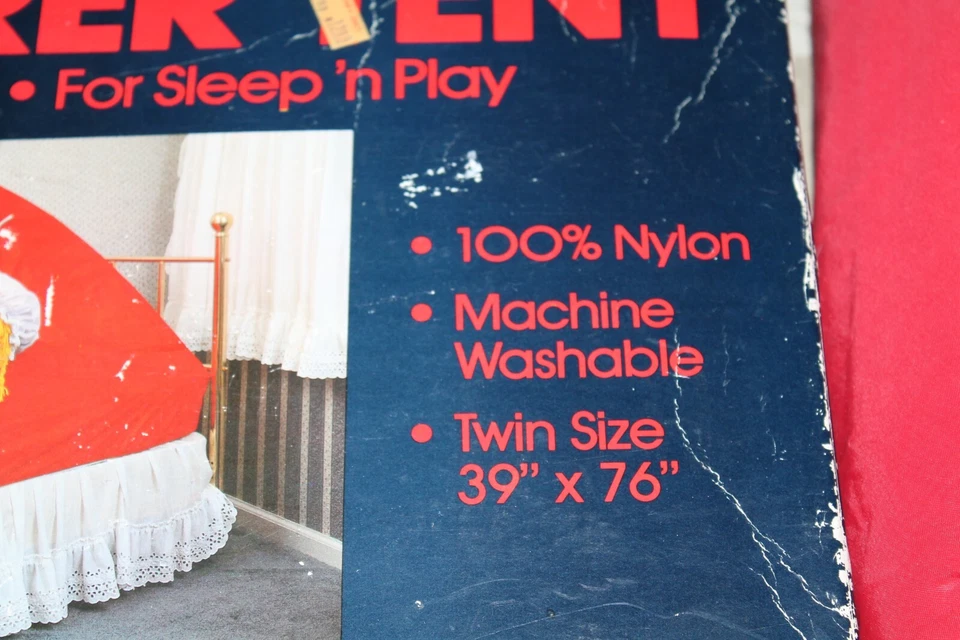 Tienda de campaña interior Camp N Sleep/Hide N' Sleep Explorer 1985 vintage con caja Foto 4 de 4