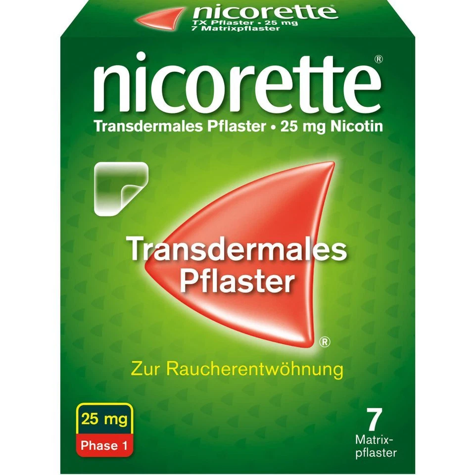 KENVUE GERMANY GMBH (OTC) NICORETTE TX Pflaster 25 mg 7 St PZN 03273388