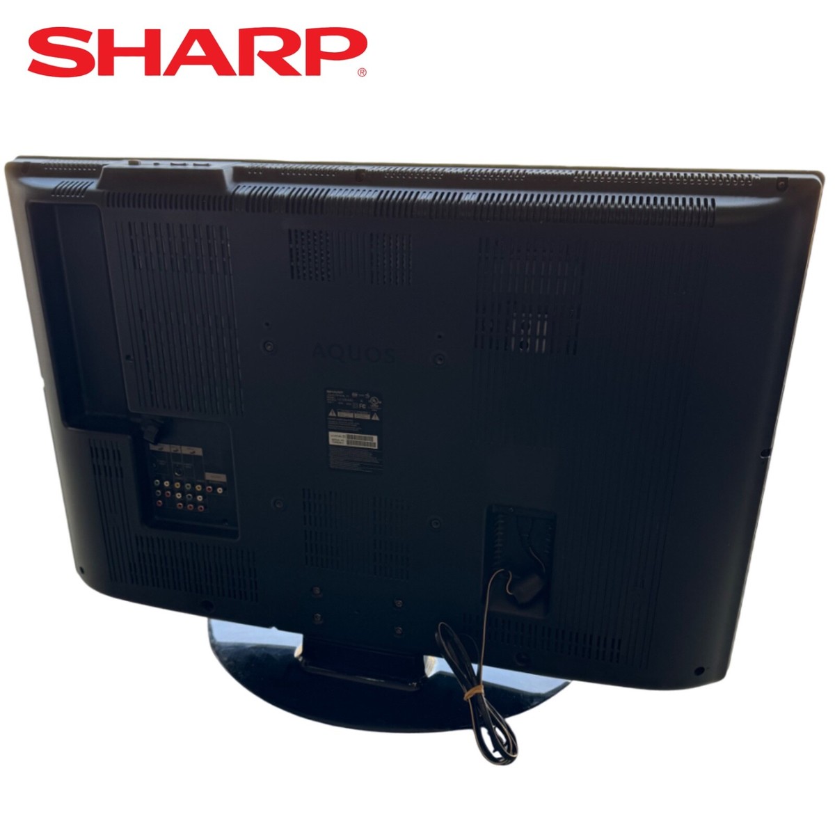 Sharp 37” TV AQUOS LCD 1080P HDTV 16:9 Widescreen w/Remote, Manual