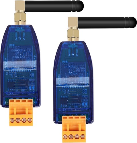 2X Für RS485 Wireless Transceiver 20DBM 433M-458M VHF/UHF Sender und EmpfäNger - Bild 7 von 9