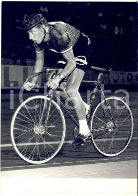 1955 MILANO CICLISMO Mondiali su pista René STREHLER nell
