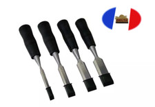 4 Ciseaux à Bois - Ciseau 8 mm / 12 mm / 16 mm / 20 mm - Menuisier