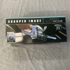 NEW Sharper Image 12volt Handheld Auto BAGLESS DESIGN Vacuum